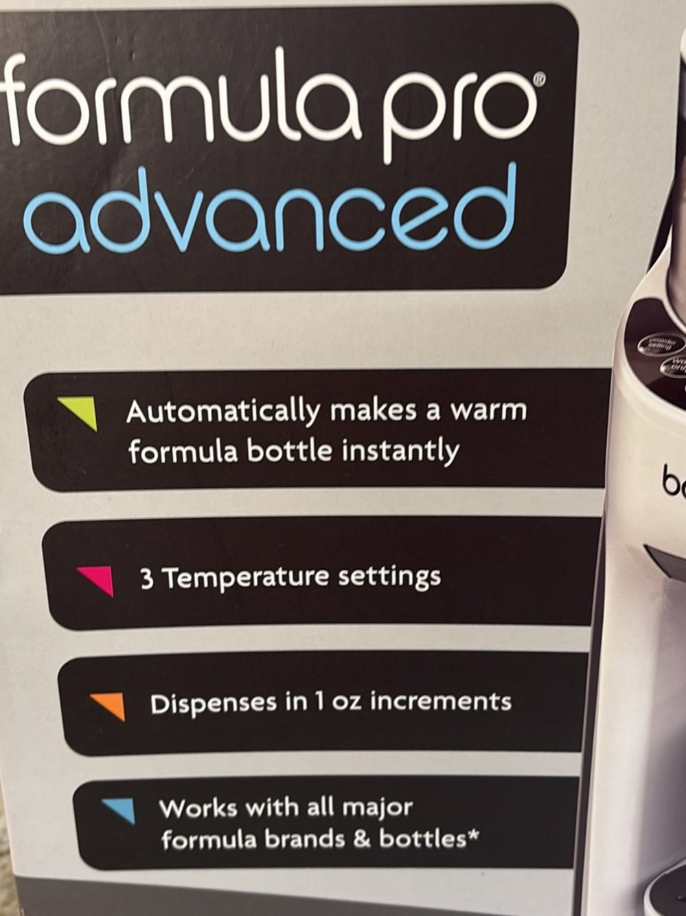 Baby Brezza Formula Pro Advanced Automatic Formula Dispenser - White - Picture 4 of 4